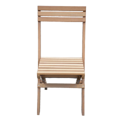 Chaise pliante en iroko