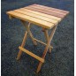 Table pliante en iroko massif