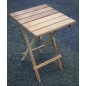 Table pliante en iroko massif