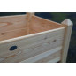 Jardinière pour cultiver à hauteur en iroko massif Jardinière pour cultiver à hauteur en iroko massif