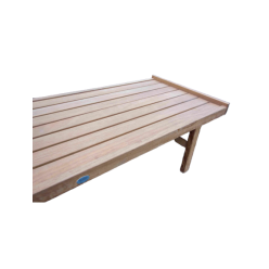 Bain de soleil en iroko