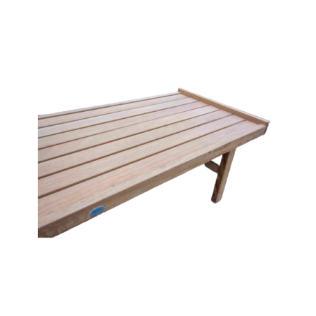 Bain de soleil en iroko