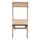 Chaise pliante en iroko Chaise pliante en iroko