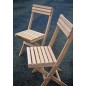 Chaise pliante en iroko Chaise pliante en iroko