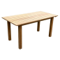 Table de jardin en iroko massif