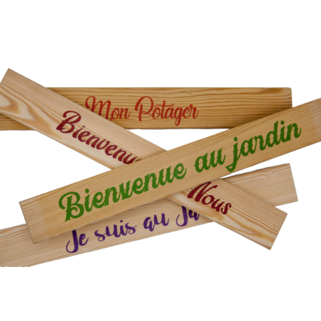 Étiquette d’agrément de votre jardin en Mélèze