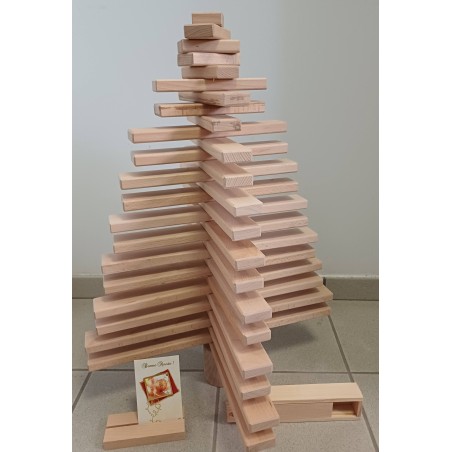 SAPIN EN HETRE MASSIF DE DECORATION