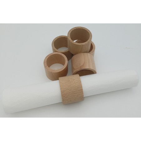 LOT DE 6 RONDS DE SERVIETTE