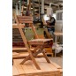 Chaise pliante iroko