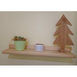 Etagère murale en pin massif