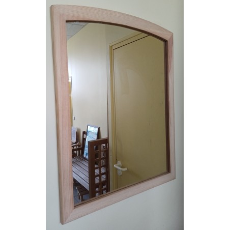 Miroir en pin massif