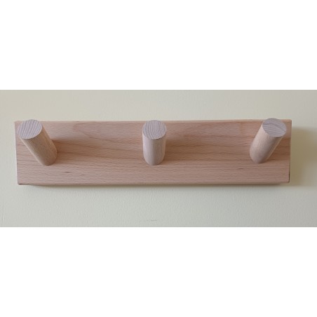 porte-manteau en hêtre massif, design et pratique et déco