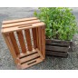 Caisse de rangement en bois massif