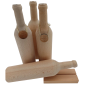 BOUTEILLE EN BOIS HETRE OU CHENE
