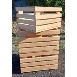 Caisse en bois massif Fabrication dans nos locaux en Normandie.