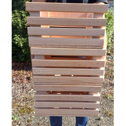 Caisse en bois massif Fabrication dans nos locaux en Normandie.