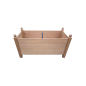 Jardinière bagnoles en iroko massif Jardinière bagnoles en iroko massif