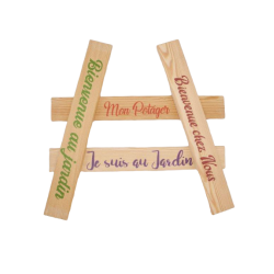 Étiquette d’agrément de votre jardin en Mélèze