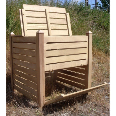 Composteur en bois massif